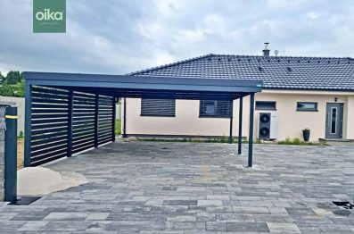 Montovaná pergola so izolovaným stropom