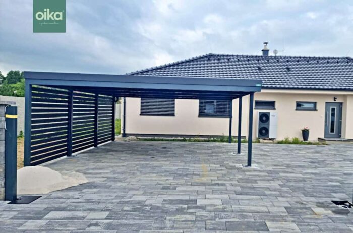 Montovaná pergola so izolovaným stropom