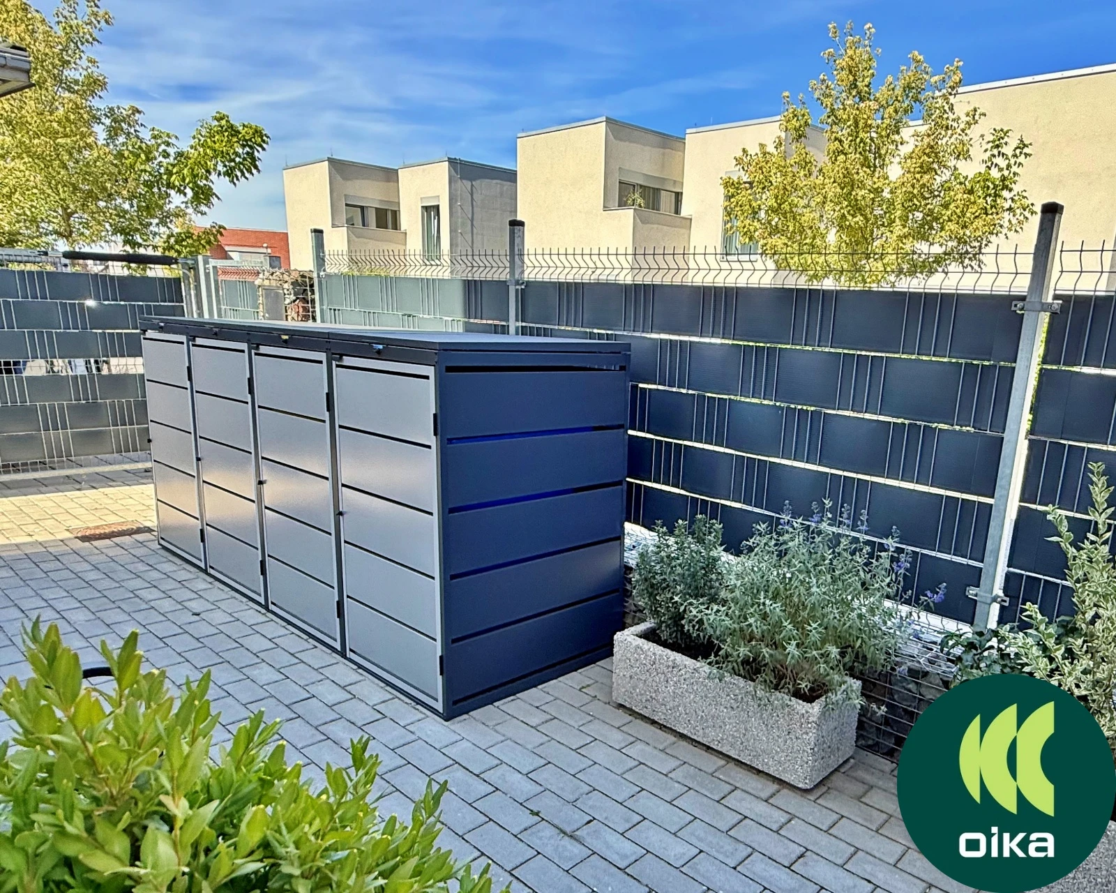 Záhradný domček s prístreškom 2,9 x 5,96 m #1752 #1755 #1760 #1761