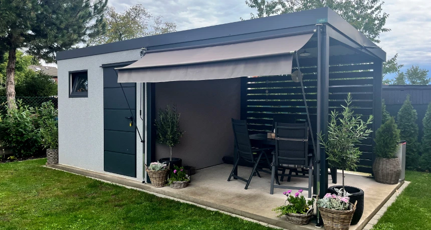 Štýlový domček s posedením teraz so zľavou až 3&nbsp;600&nbsp;€