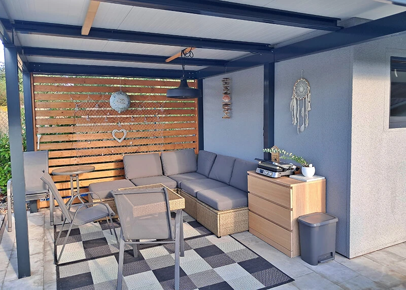 Prístrešok ako rozšírenie wellness zóny