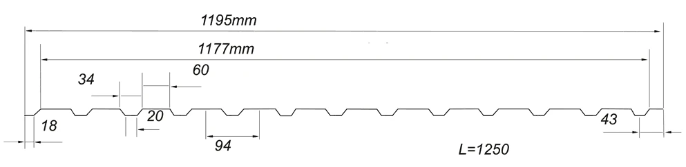 Strešná krytina pre záhradné domčeky