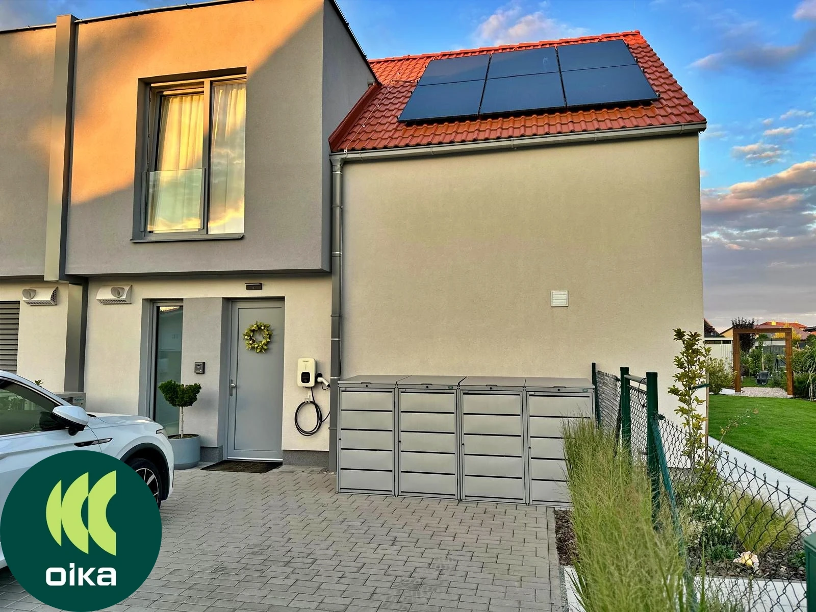 Záhradný domček s prístreškom 2,9 x 5,96 m #1752 #1755 #1760