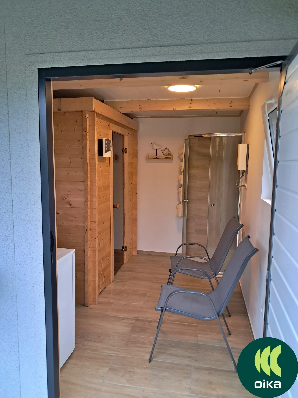 Záhradný domček s prístreškom 2,9 x 5,96 m #1752 #1755 #1776